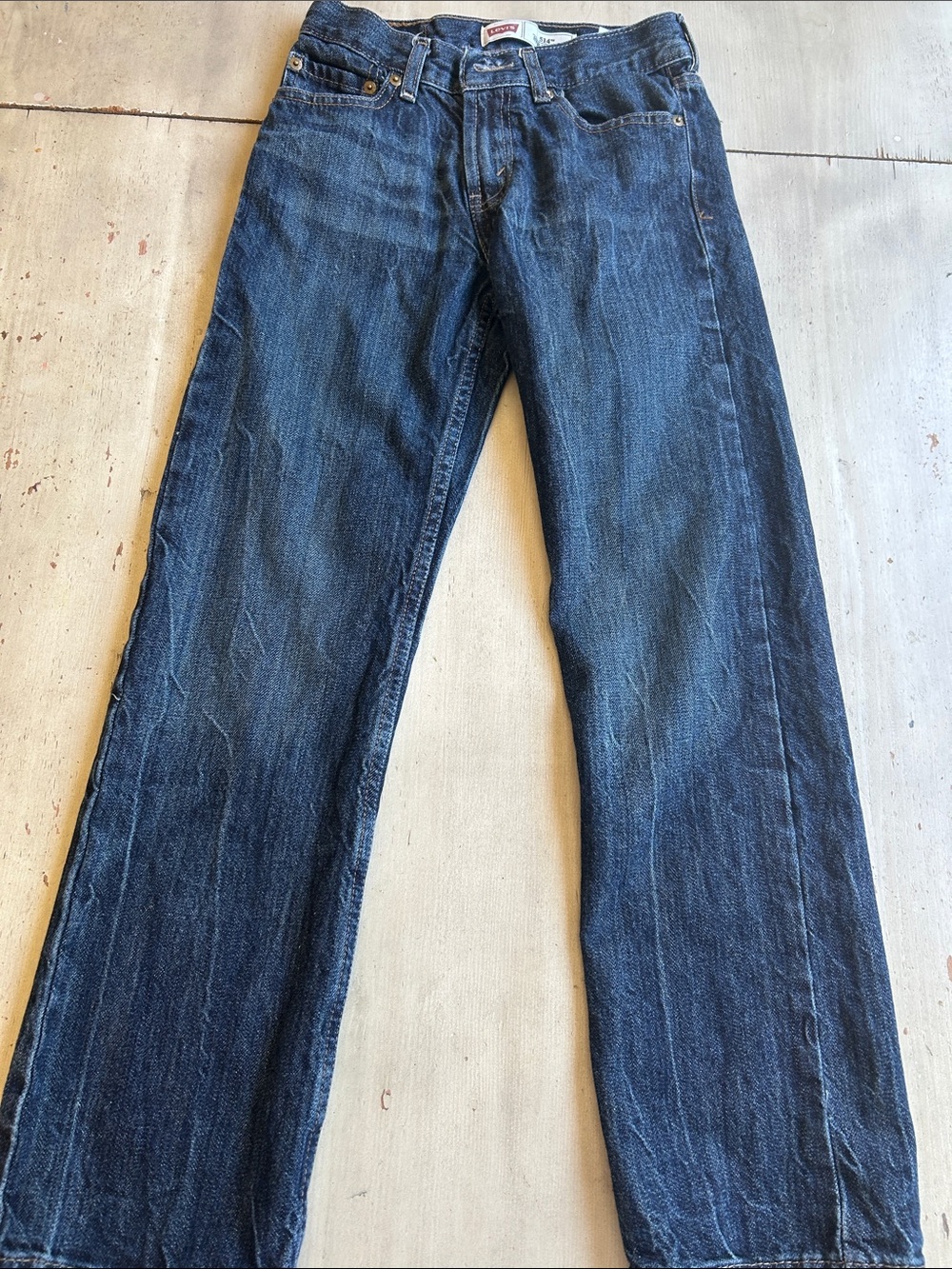 Levi's 514 straight  kids  Indigo Blue Jeans